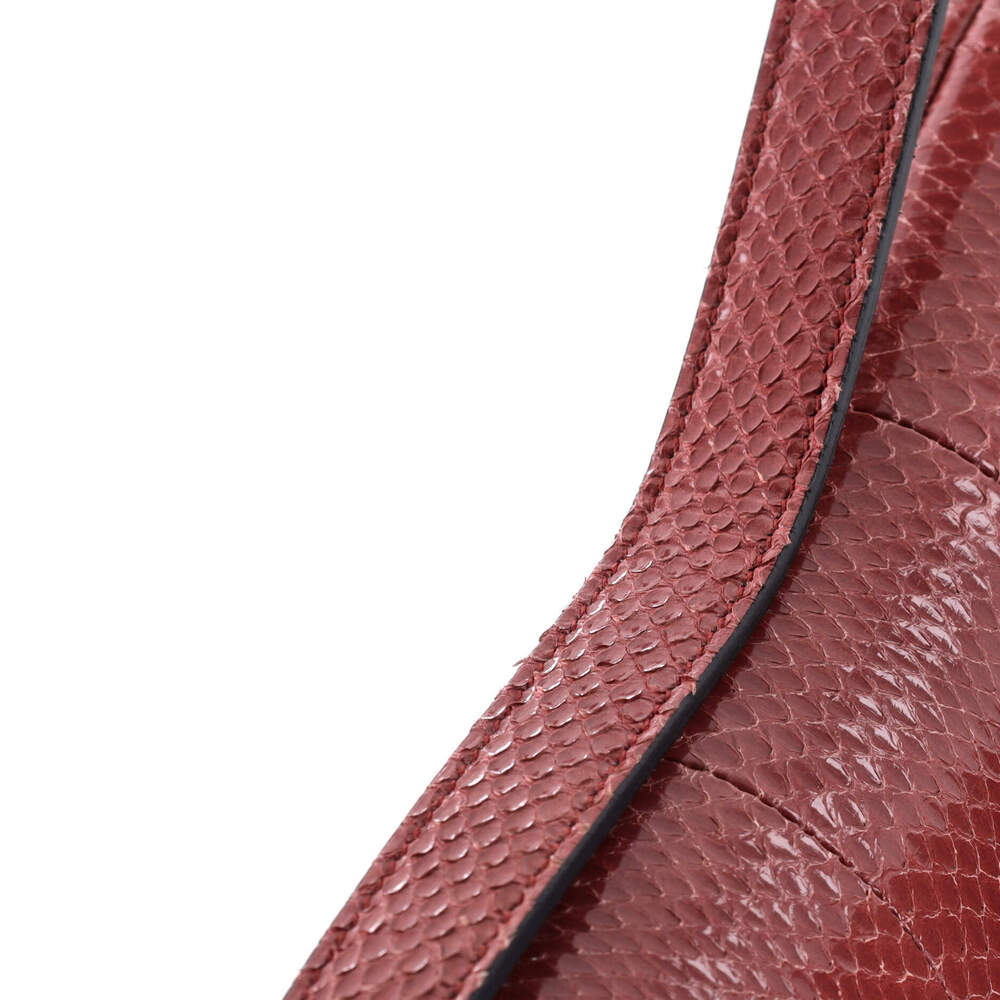 Christian Dior Medium Saddle Handbag Python - Picture 6 of 7